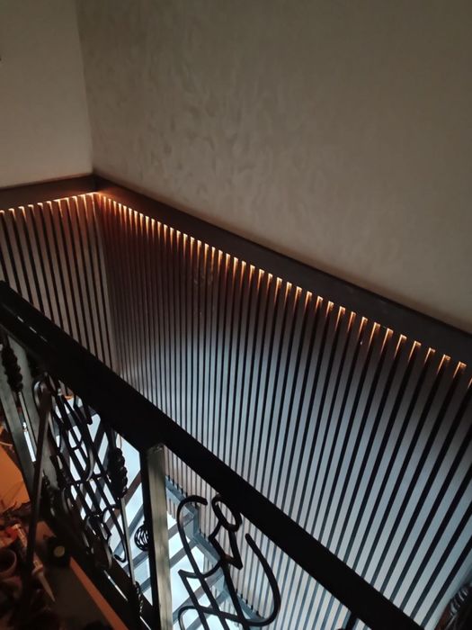 Ребра, декор, рейка, пет панель