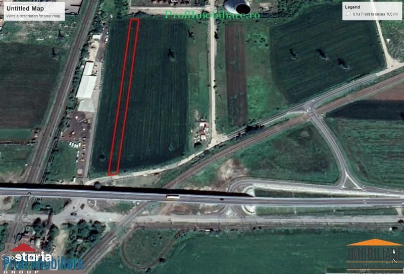Teren 5.000 mp pt. diverse activitati cu acces din sosea strada Ovidiu