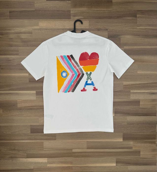 Tricou Ami Paris - Alb - Material Premium