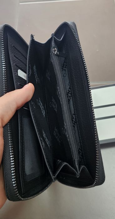 Кожен мъжки клъч MONTBLANC