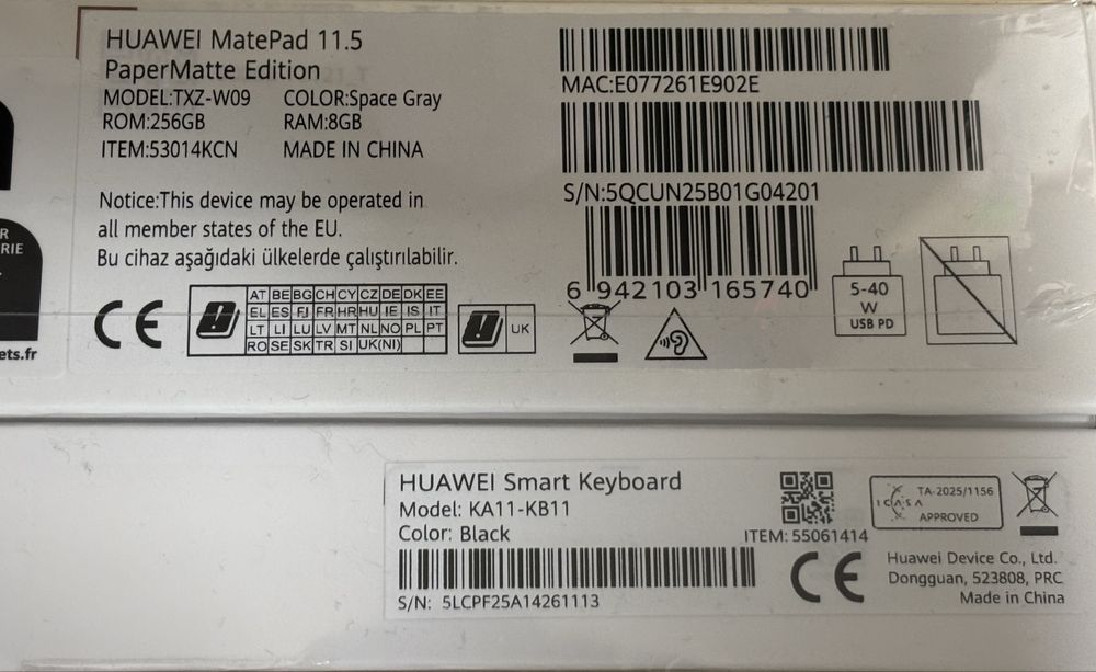 MDM vinde: Tableta Huawei MatePad 11.5 PaperMate Edition+Tastatura.