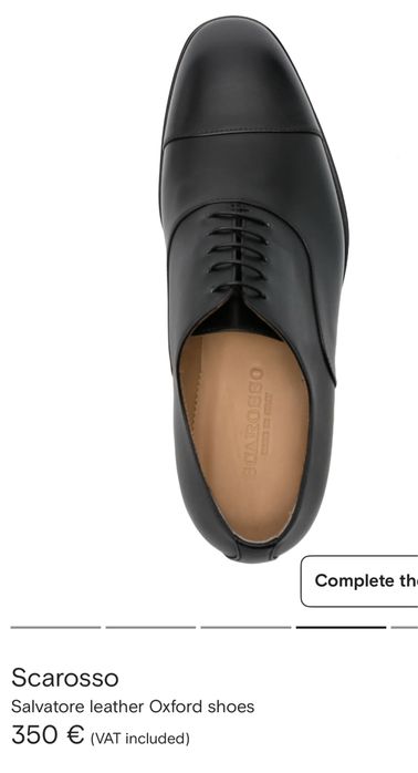 Scarosso Italy Oxfords Pantof Barbat Size 41