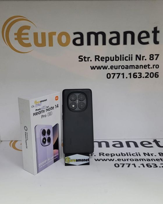 Telefon mobil Xiaomi Redmi Note 14 Pro, 8GB RAM, 256GB, 5G, -G-