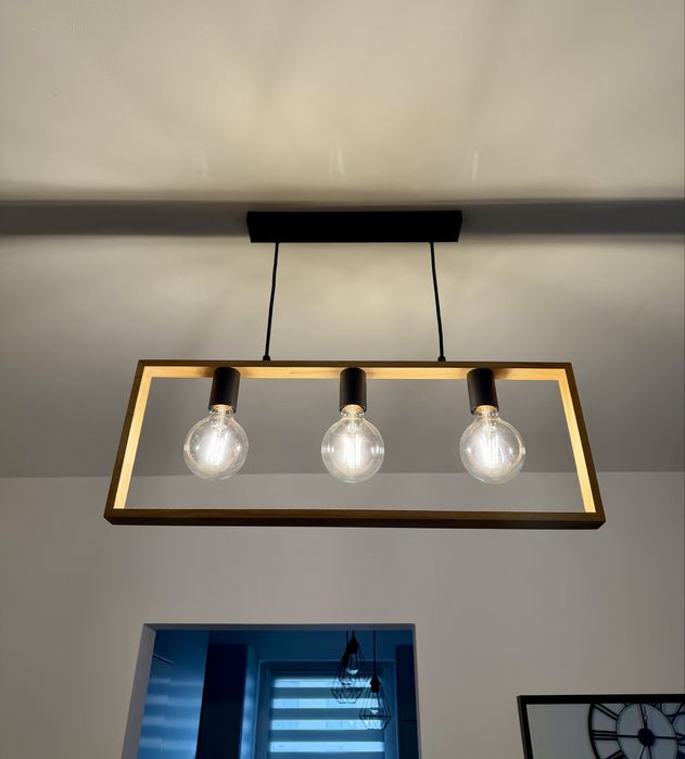 Lustra lemn de fag natur