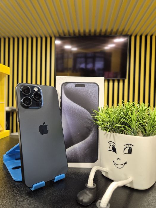 Iphone 15Pro max,256гб,100%,Kaspi0-0-24