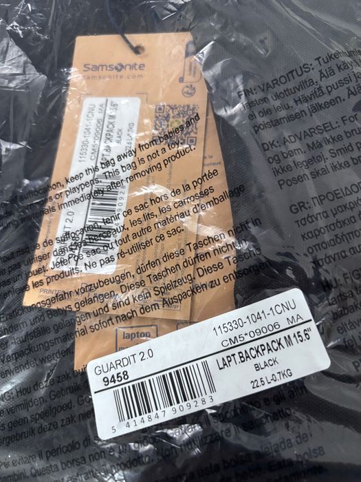 Ghiozdan Samsonite GuardIT 2.0 rucsac laptop 15.6”