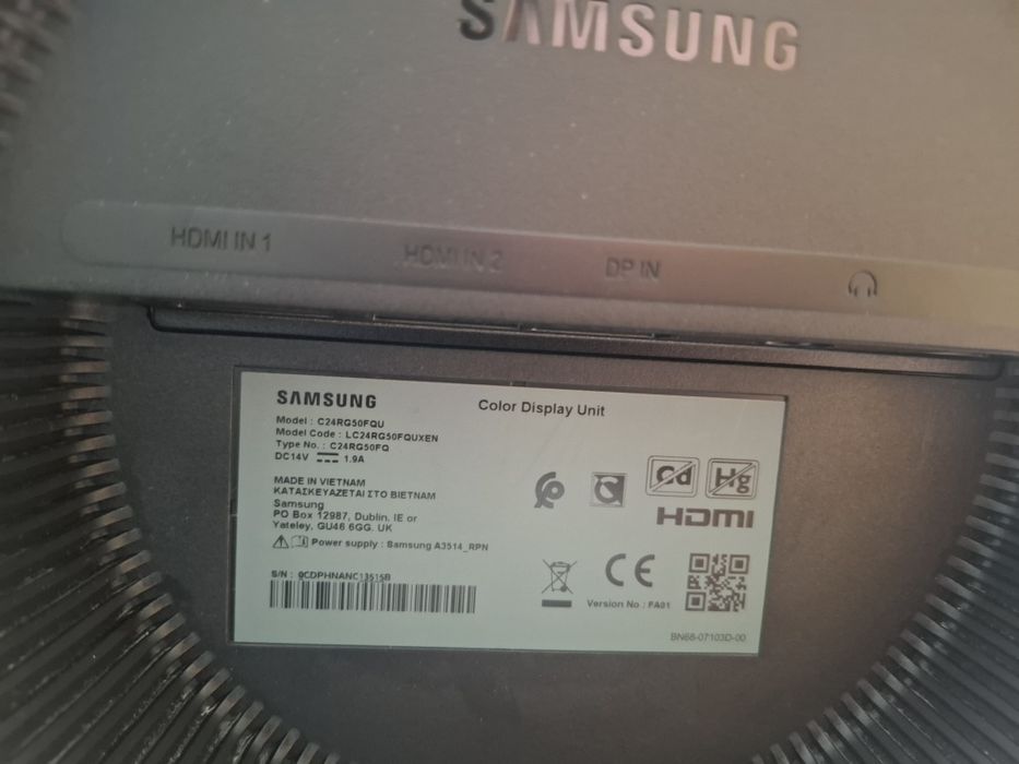 Monitor Samsung Odyssey CRG5