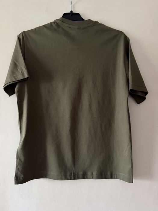 Tricou DIESEL Original pentru copii – Kaki cu logo roșu | 10 ani (156cm) | Nou cu etichetă