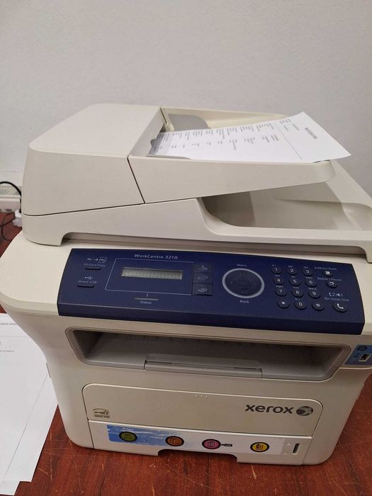 Multifuncțional Laser Xerox WorkCentre 3210 – Print, Copie, Scan, Fax, Toner 100% (4K)