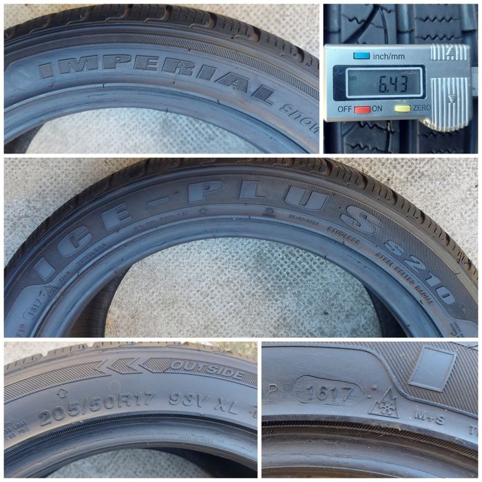 O bucată 205/50 R17 M+S iarnă - Continental Goodyear Sailun