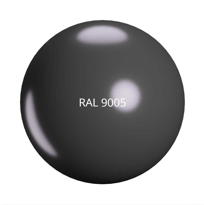 Порошковая глянцевая полиэстеровая краска (RAL 9005)
