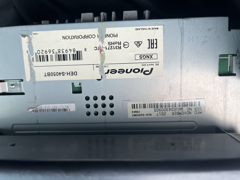 Продам магнитолу pioneer deh s4050bt