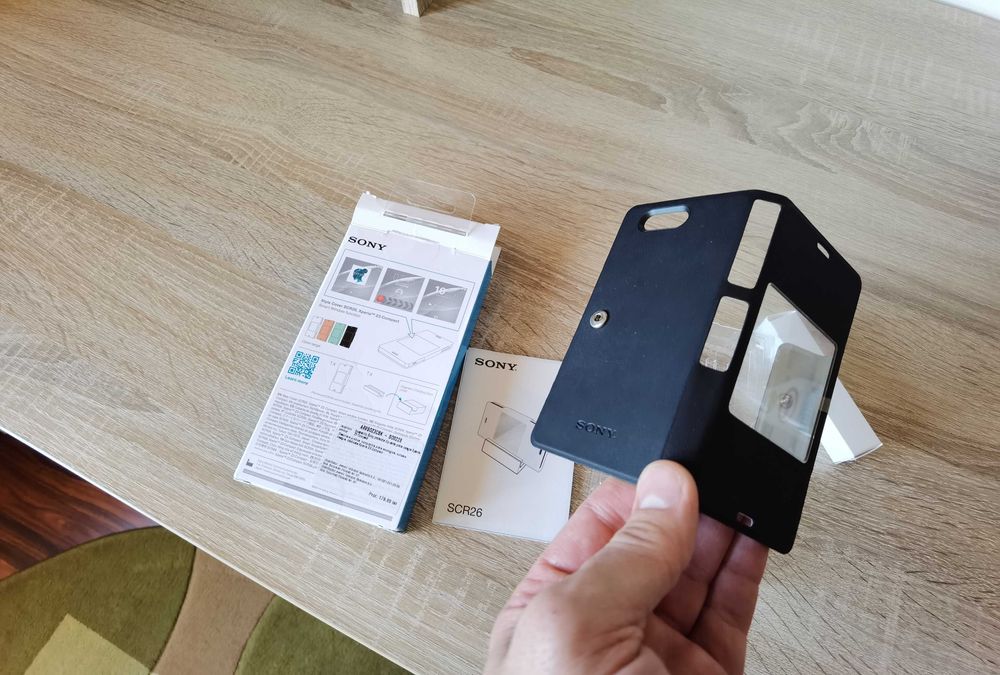 Husă Sony Xperia Z3 Compact Originală SCR26 Smart window NFC