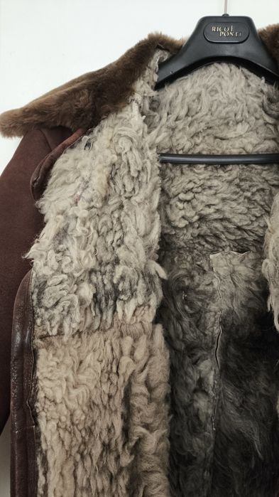 Полушубок из овчины б/у