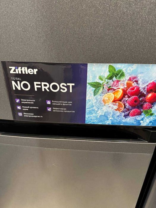 Холодильник Ziffler FRF-290BFDG No Frost Inverter