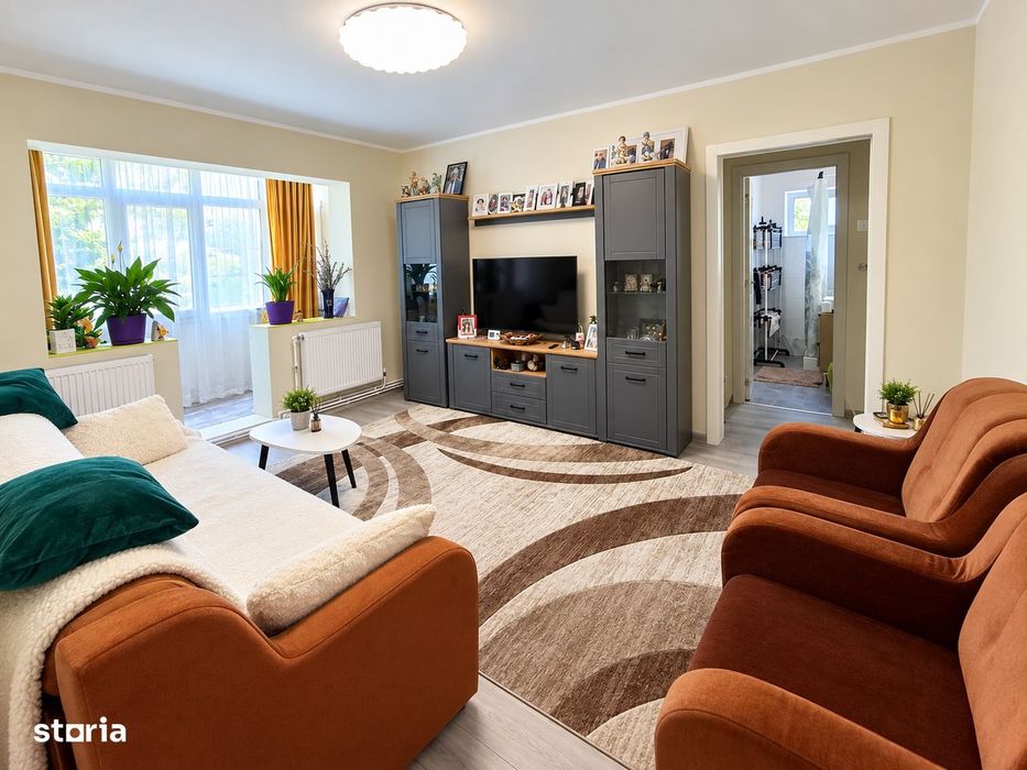 Apartament 2 camere, renovat complet în 2024 Radu Negru Etaj 1 | 44 mp