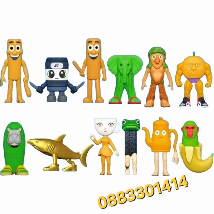 Italian brainrot Тунг Тунг Сахур Балерина Капучина Фигурки Изненада