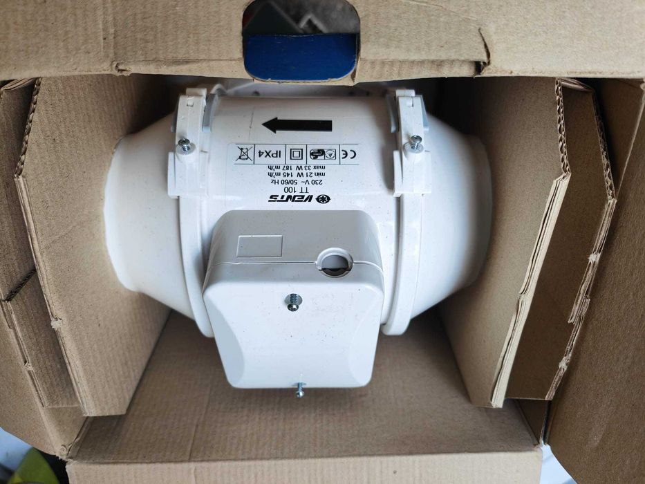 Ventilator TT 100 "IN LINE MIXED FLOW FAN"