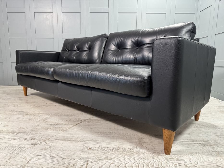 Датски кожен диван 3-ка Hjort Knudsen К106