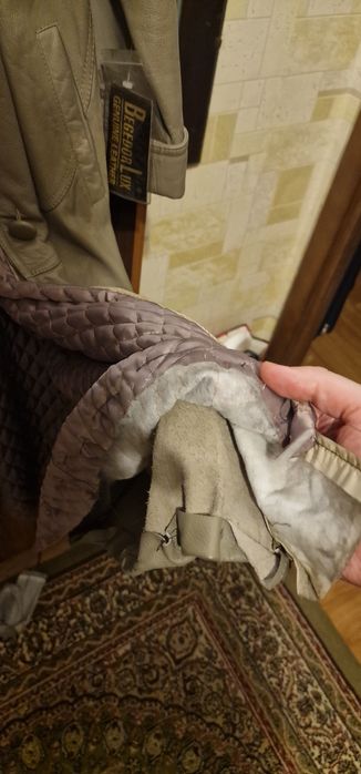 Пальто женское кожаное