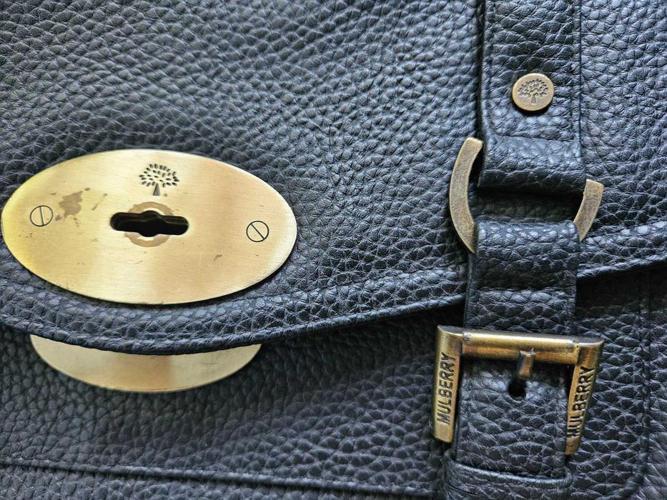 Mulberry Alexa дамска чанта естествена кожа