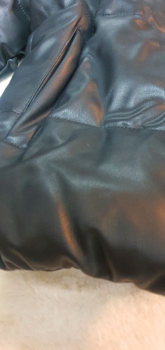 Geaca fetita imitatie piele