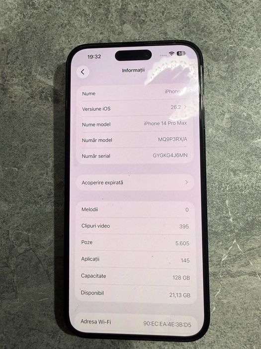 Iphone 14 Pro Max, Space Black, 128GB