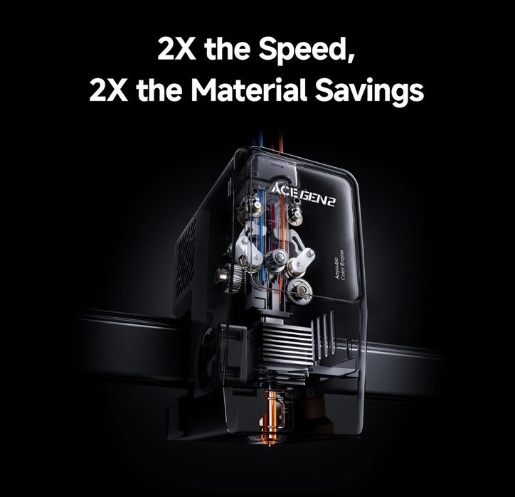 Anycubic Kobra X - 4 materiale/culoare