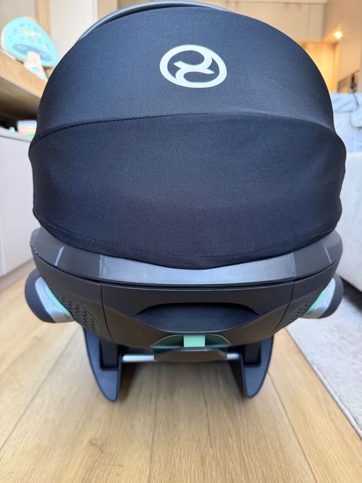 Столче за кола Cybex Cloud G i-Size 0-13 кг Magic Black + подложка за новородено