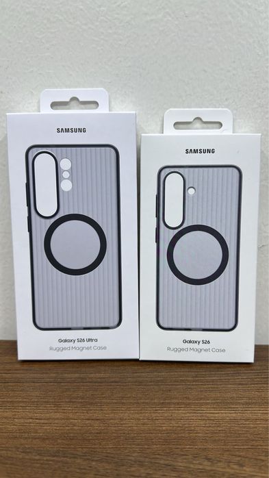 Чехол Rugged Magnet Case Galaxy S26 Ultra оригинал Clear magnet case