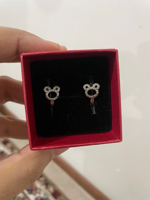 Серебро детские серги и колечка