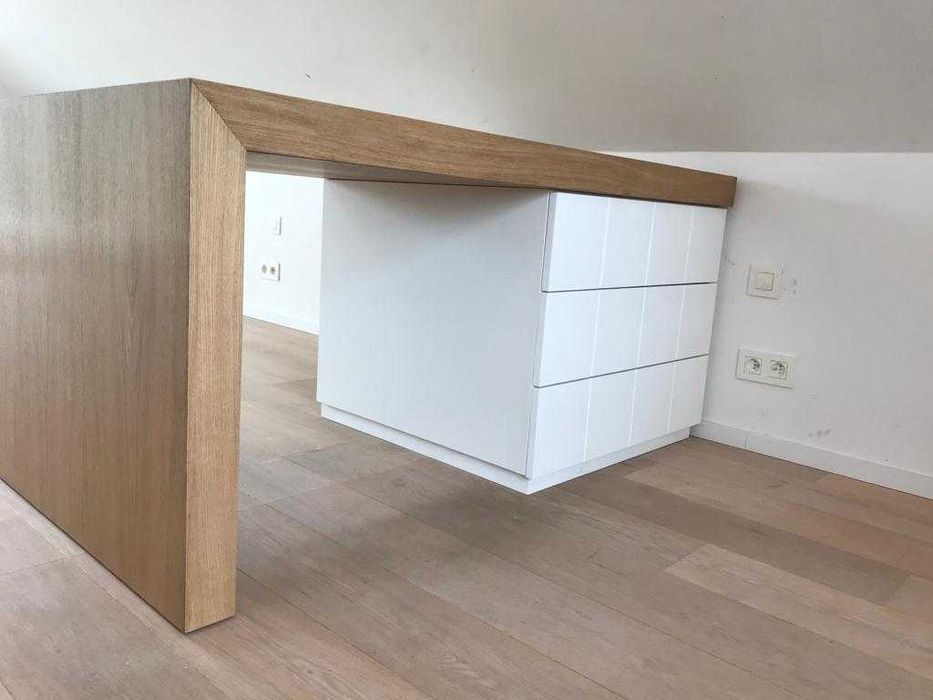 Birou din lemn masiv/pal/ mdf vopsit (la comanda) PH/BV/B