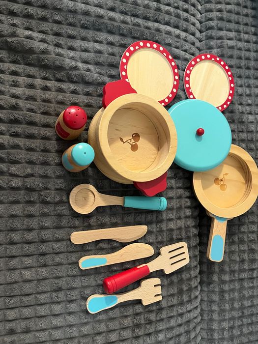 Игрален комплект прибори - дървени