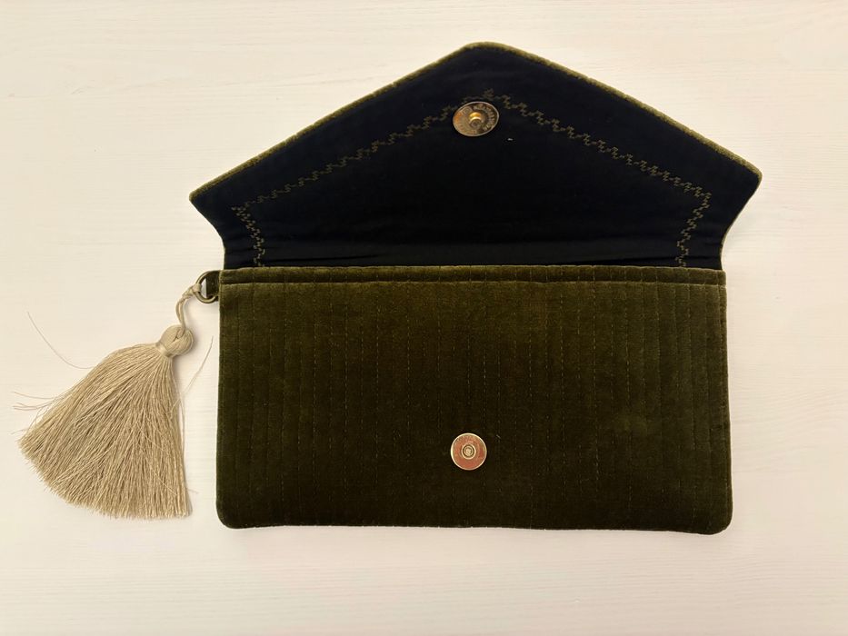 Новый велюровый клатч