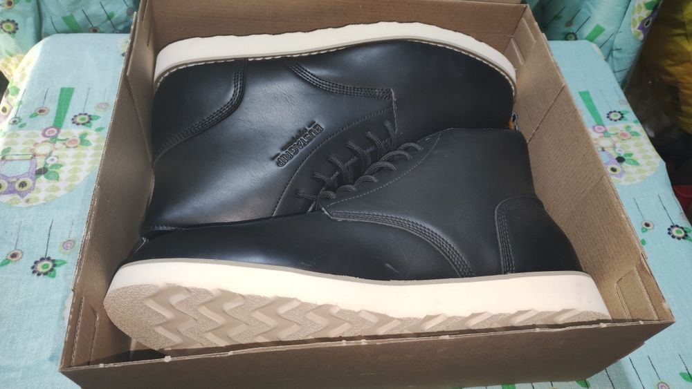 Леки и удобни мъжки боти от естествена кожа Bustagrip №45