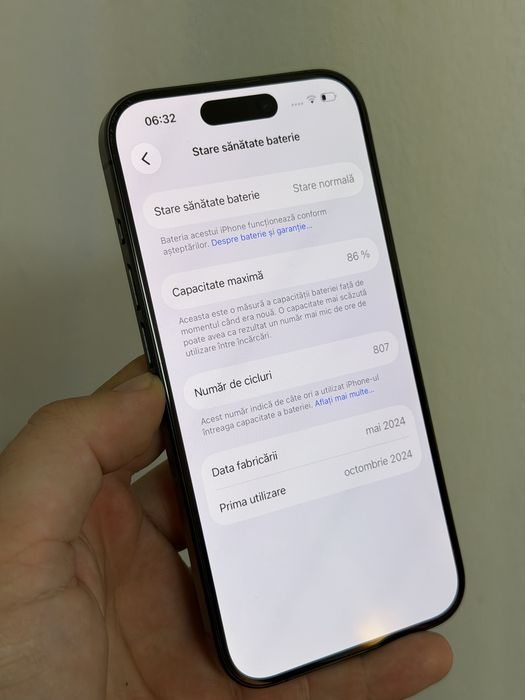 iPhone 15 Pro Black Titanium 128GB