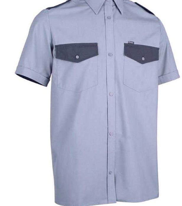 Мужская рубашка для охраны — Профессиональная форма (Голубая)