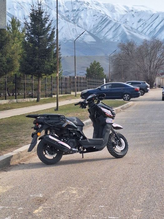 Танк мопед Черный цвет