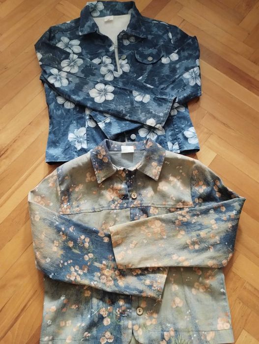 Дънково яке, обувки, сандали, М размер