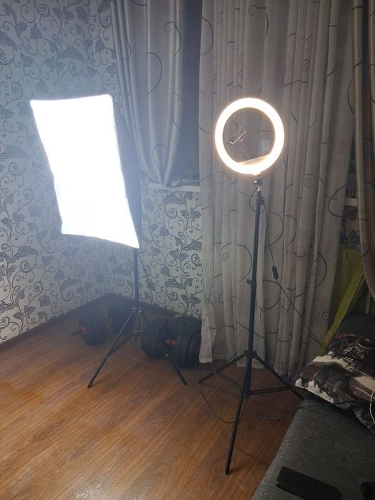 Софт Бокс Лампа с держателем