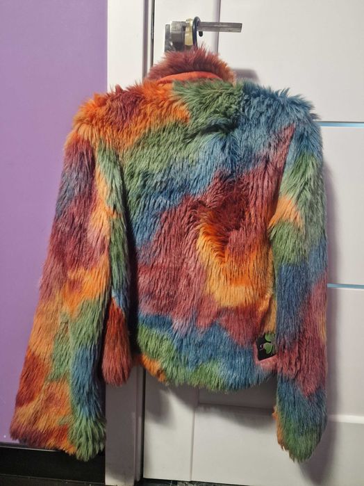 Уникално палто с дълъг косъм