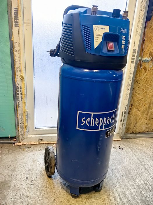 Компресор 10 бара, 50 л Scheppach HC52