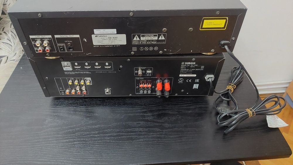 Amplificator yamaha rx v381 și cd player sansui cd x317