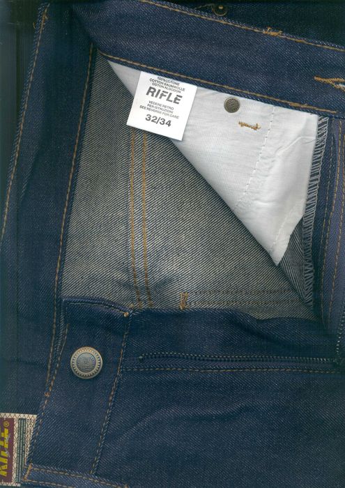 Джинсы "Rifle" и "Lee" (плотный деним трёх оттенков)