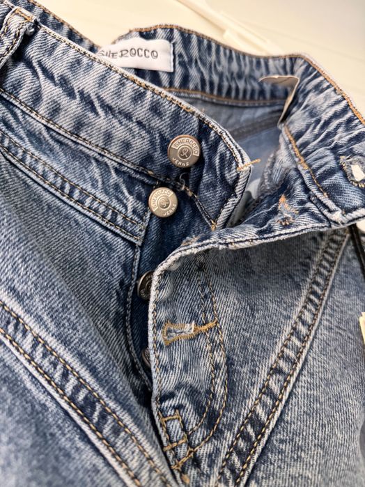 Джинсы женские широкие