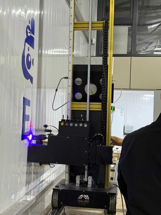 Японский настенный принтер! Принтер для стен! УФ принтер