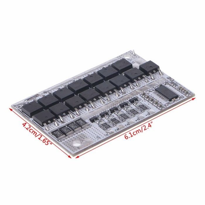 5S BMS 21V (3S и 4S) (12.6, 16.8) 60A, защитна платка с баланс