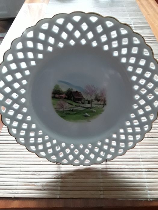 Platou porțelan made in ROMANIA