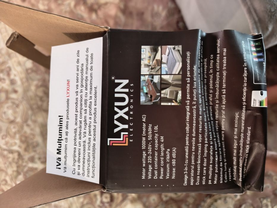 Aspirator Lyxun 1000 W NOU