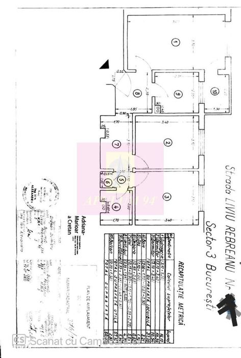 Apartament 3 camere decomandat, ultrafinisat, mobilat, et.5/9, Titan
